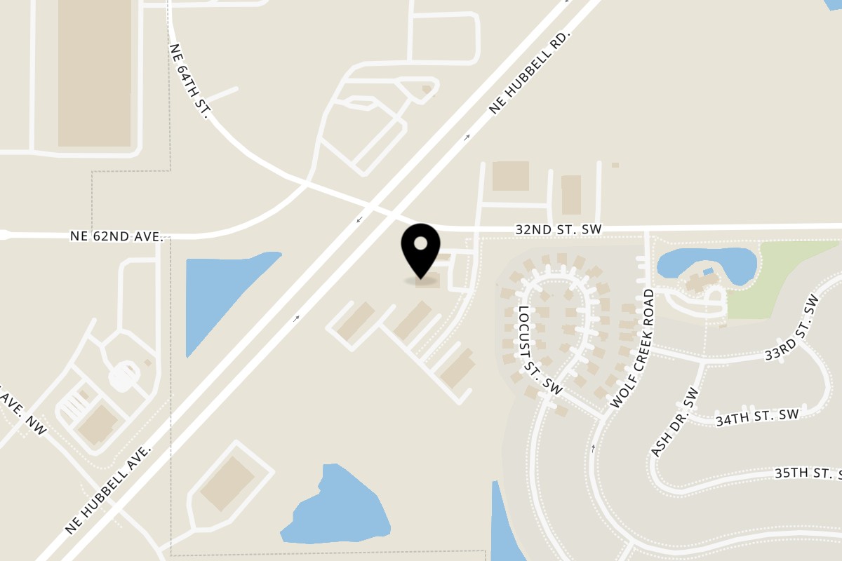 Map showing the location of Zaika on 3209 Henry St SW in Bondurant